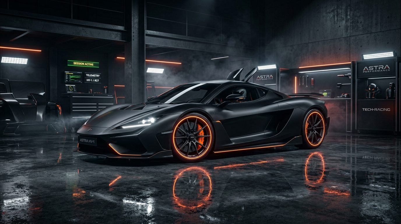 VRAJ Motors Luxury Supercar in Pit Lane